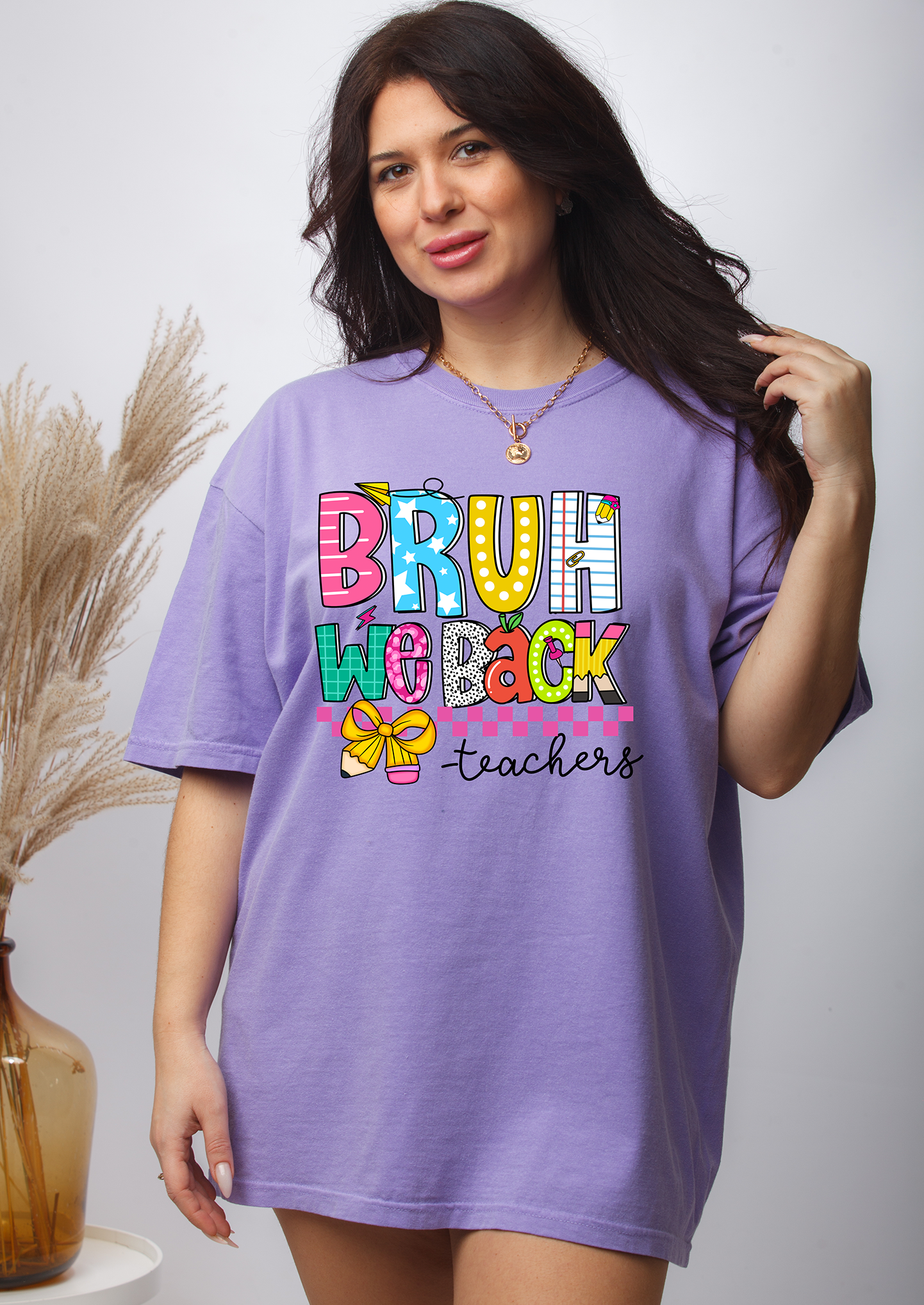 Bruh we Back Teacher- Full Color-DTF TRANSFER