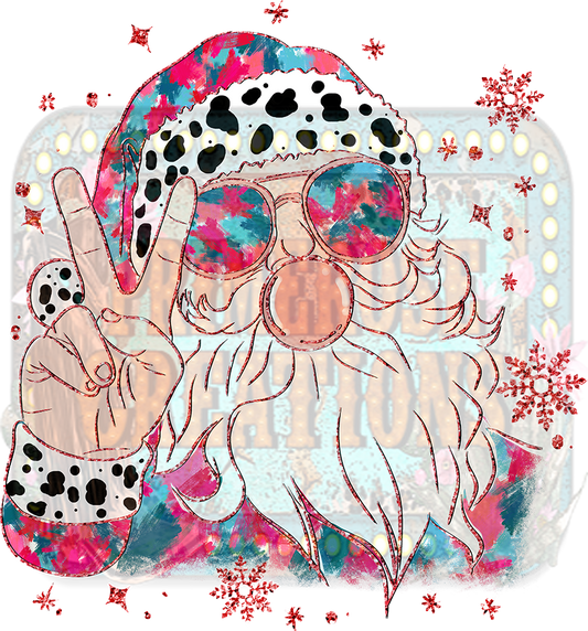 Brushstroke Santa