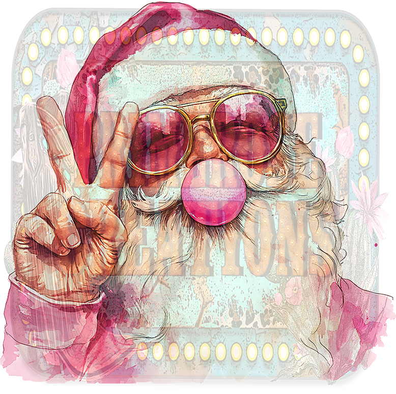 Bubble Gum Santa