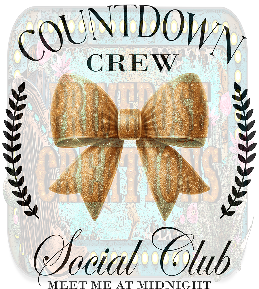 Countdown Crew COUNTDOWN CREW GOLD – Primerose Creations