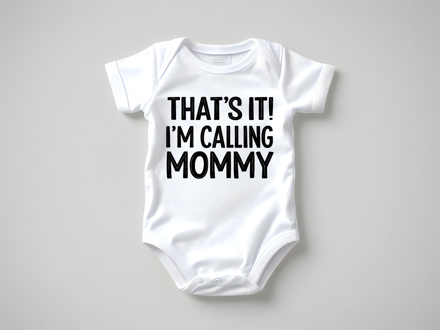 Calling Mommy-Baby- Single Color- DTF TRANSFER