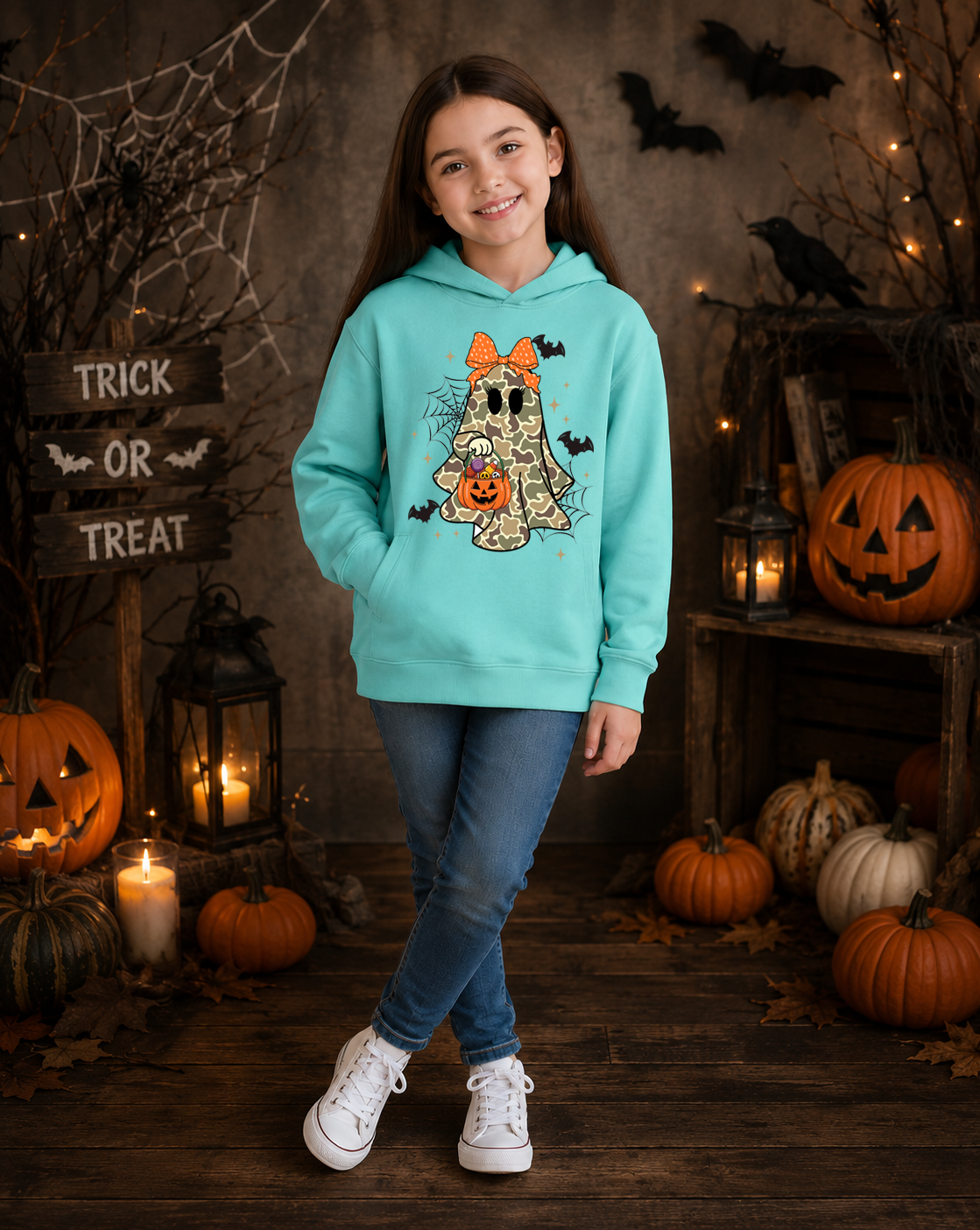 Camo Girl Ghosty - Youth - DTF Transfer - Flash Grab Friday