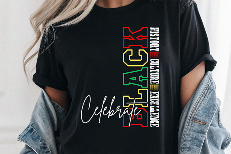 Celebrating Black- Full Color-DTF Transfer-WHOLESALE