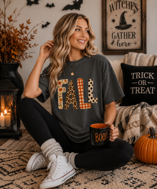 Distressed Fall - Comfort Colors - DTF - T-Shirt