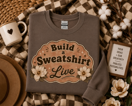 Build A Sweatshirt - Made on Live