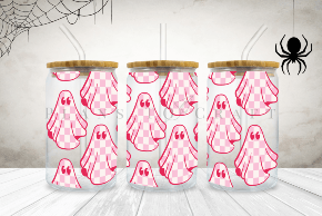 Checquered Ghost- 16oz UVDTF Wrap-WHOLESALE