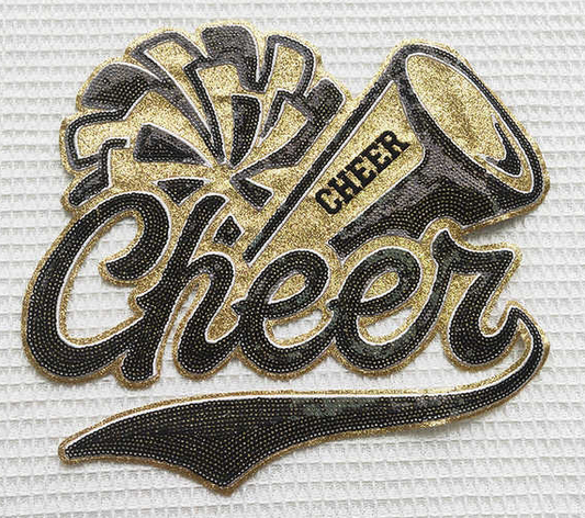 Cheer Black & Gold - Sequin - Adult- (EXCLUSIVE)