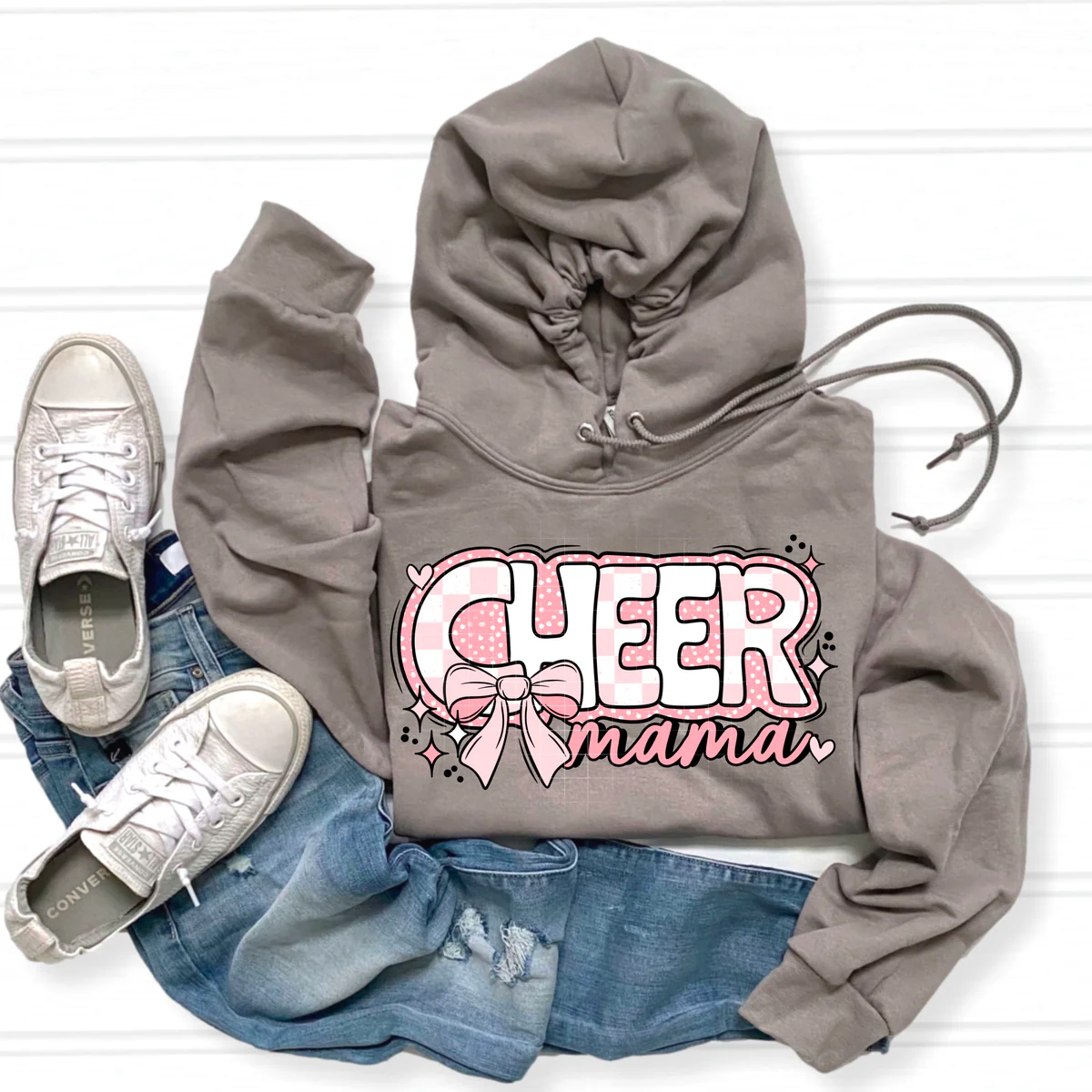 Cheer Mama Checkered - DTF TRANSFER - PREORDER