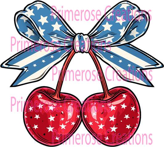 Cherry Coquette Bow