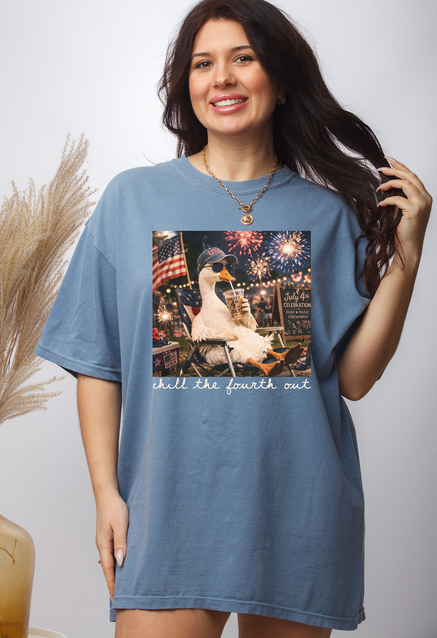 Chill The Fourth Out - Full Color - DTF Transfer - 2-5 Business Days