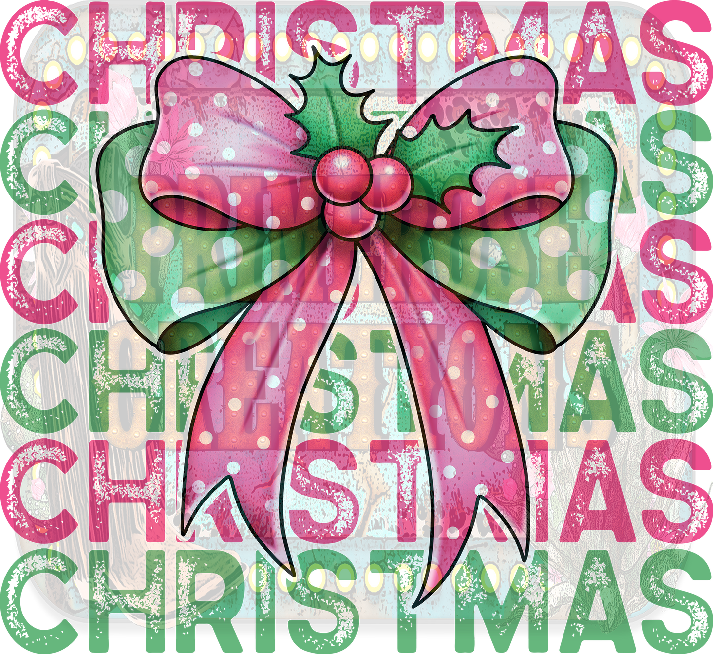 Christmas Repeat Pink&Green