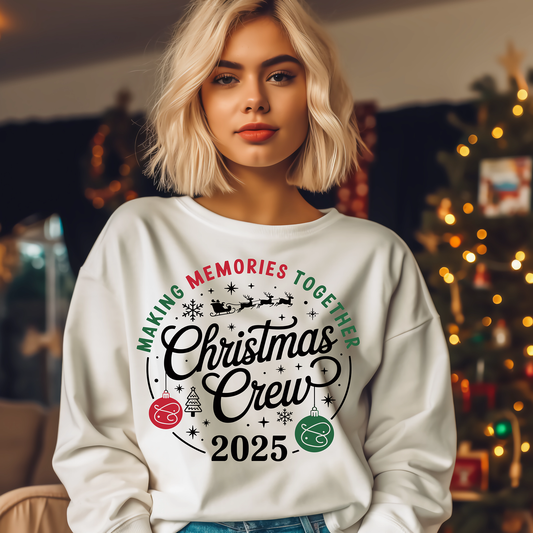 Christmas Crew 2025 Family Christmas-Full Color-DTF TRANSFER-2-5 Business Days