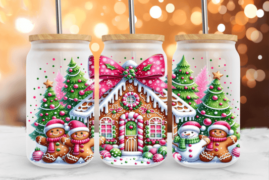 Christmas Gingerbread Man- 16 oz UVDTF Wrap - 2-5 Business Days