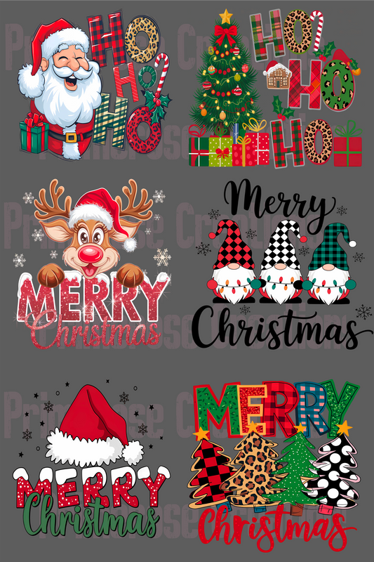 Christmas- Pre Made Gang Sheet 24X36
