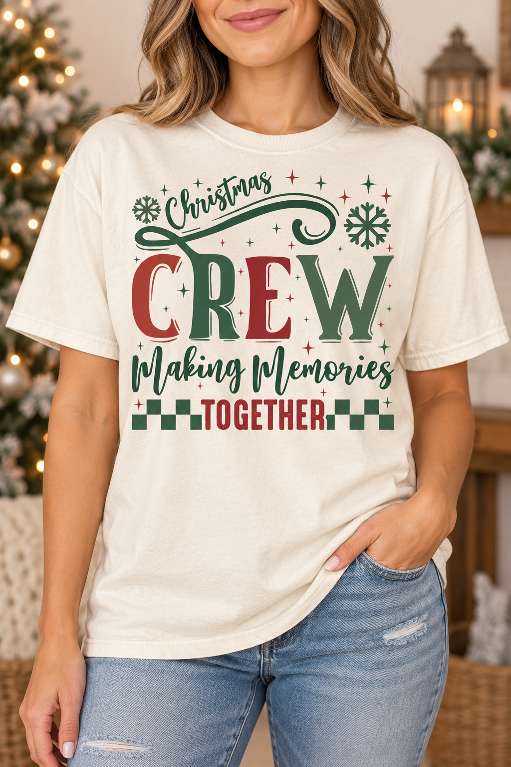Christmas Crew - Full Color - DTF Transfer - 2 to 5 business days
