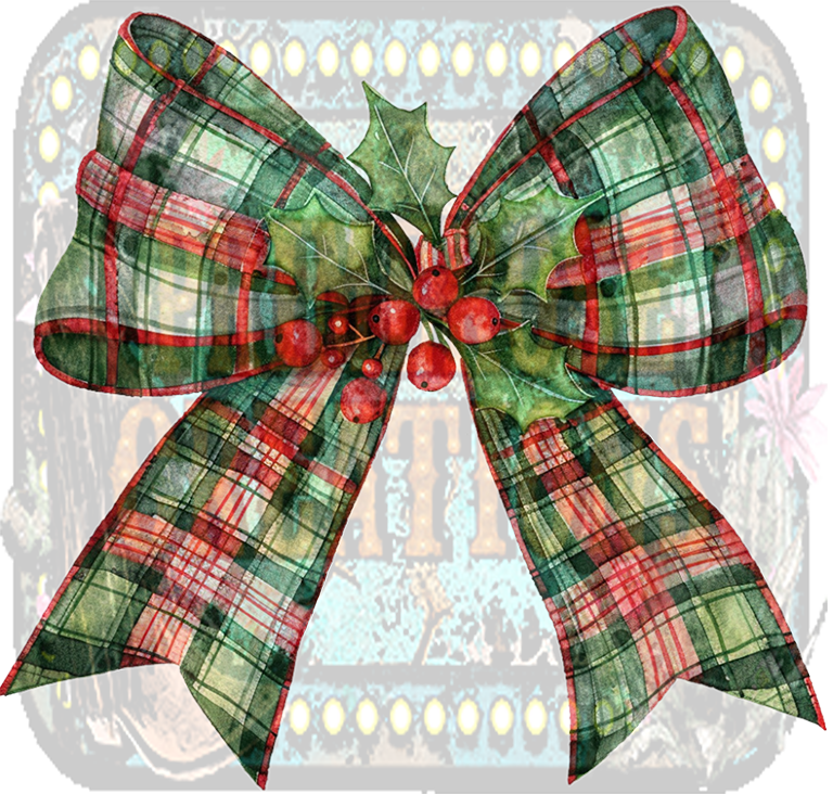 Christmas Plaid Coquette