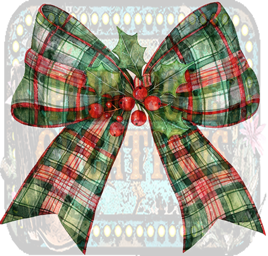 Christmas Plaid Coquette