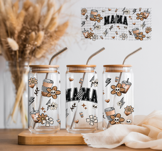 Coffee Mama- 16 oz UVDTF Wrap -RTS