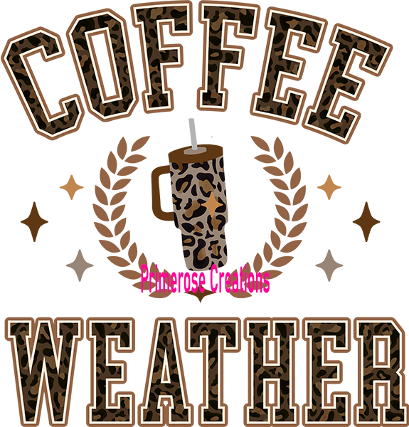 Coffee Weather Leopard DTF