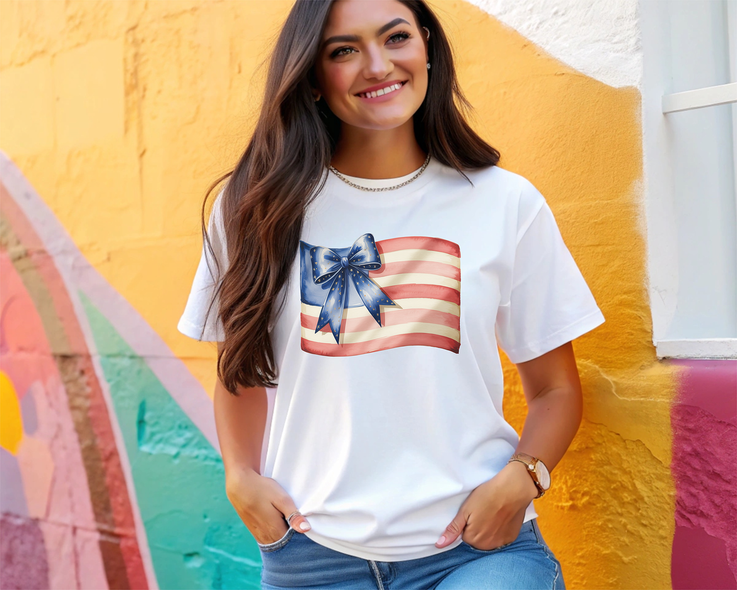 Coquette American Flag - DTF TRANSFER