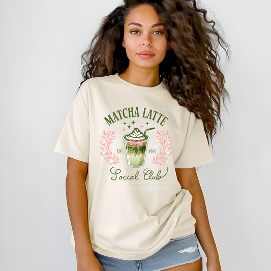 Coquette Bow Matcha Latte