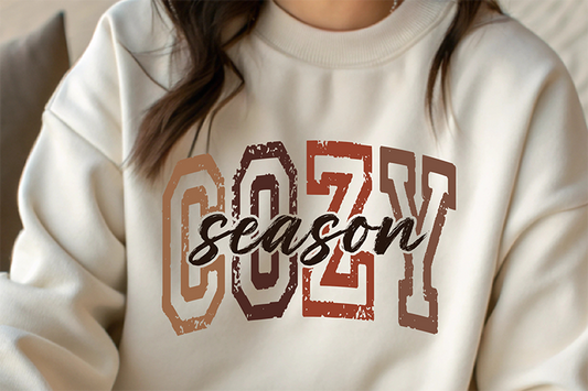 Cozy Season - Full Color - DTF TRANSFER - 2-5 Business Days