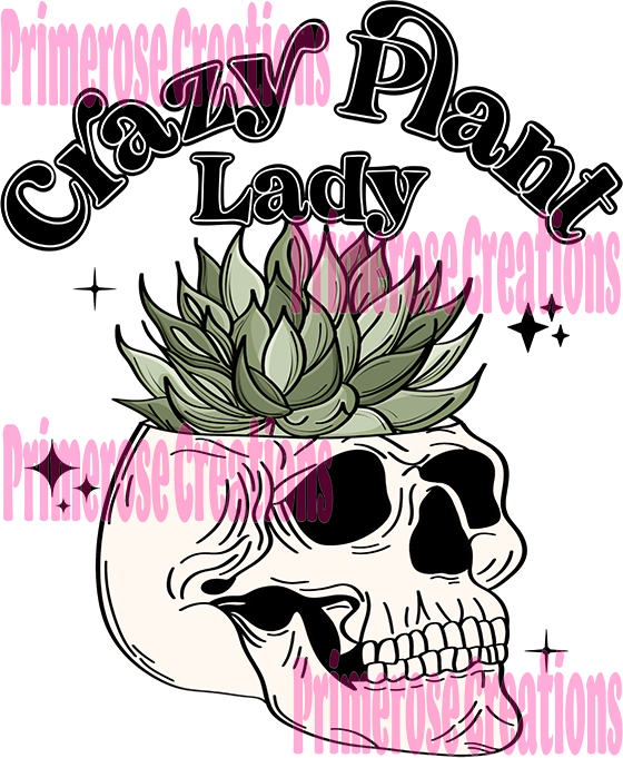 Crazy Plant Lady Skelly