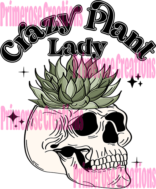 Crazy Plant Lady Skelly