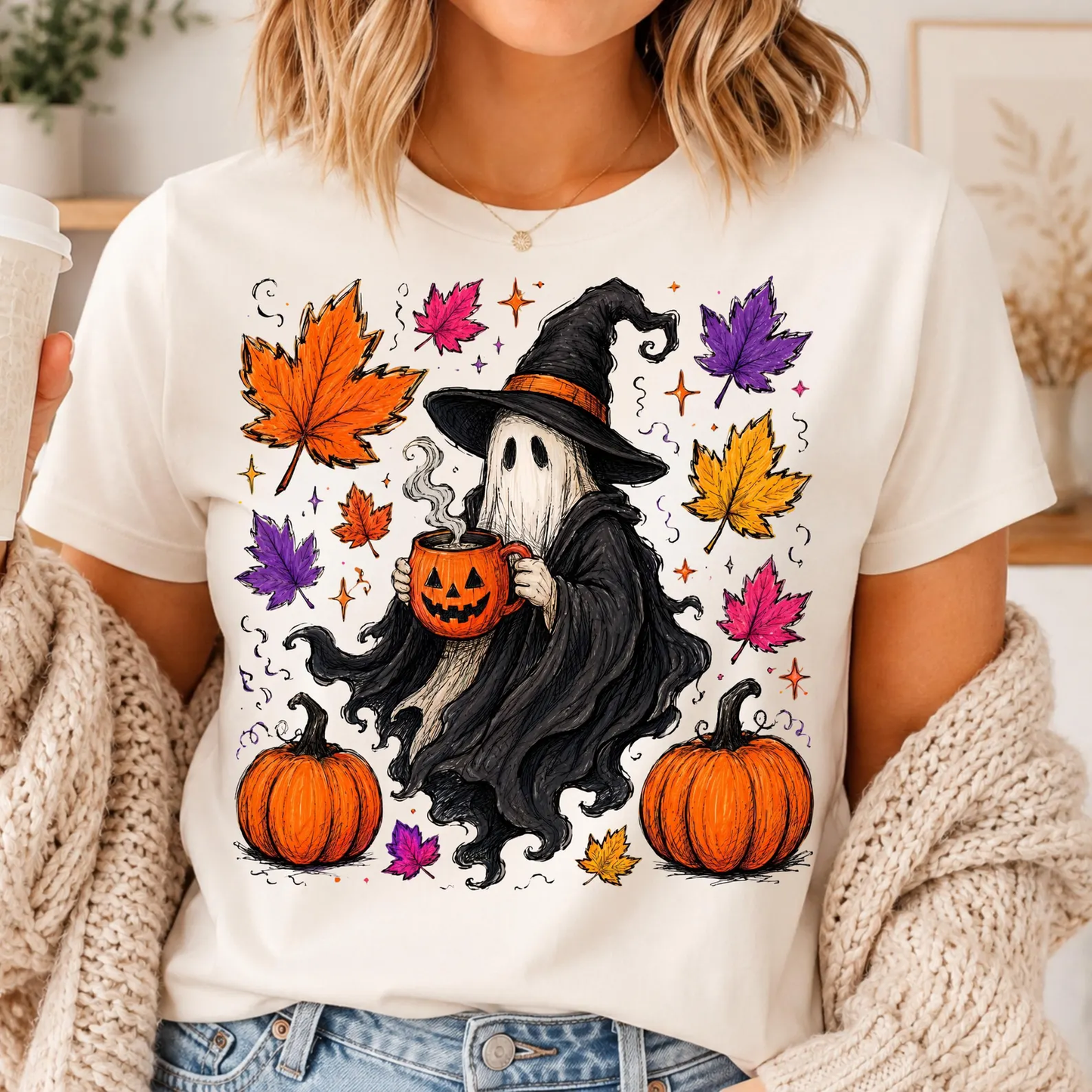 Cute Halloween Ghost - DTF Transfer - Flash Grab Friday