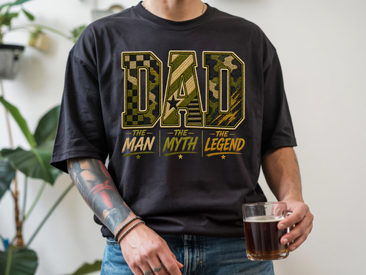 Dad The Man - Full Color - DTF Transfer - Flash Grab Friday