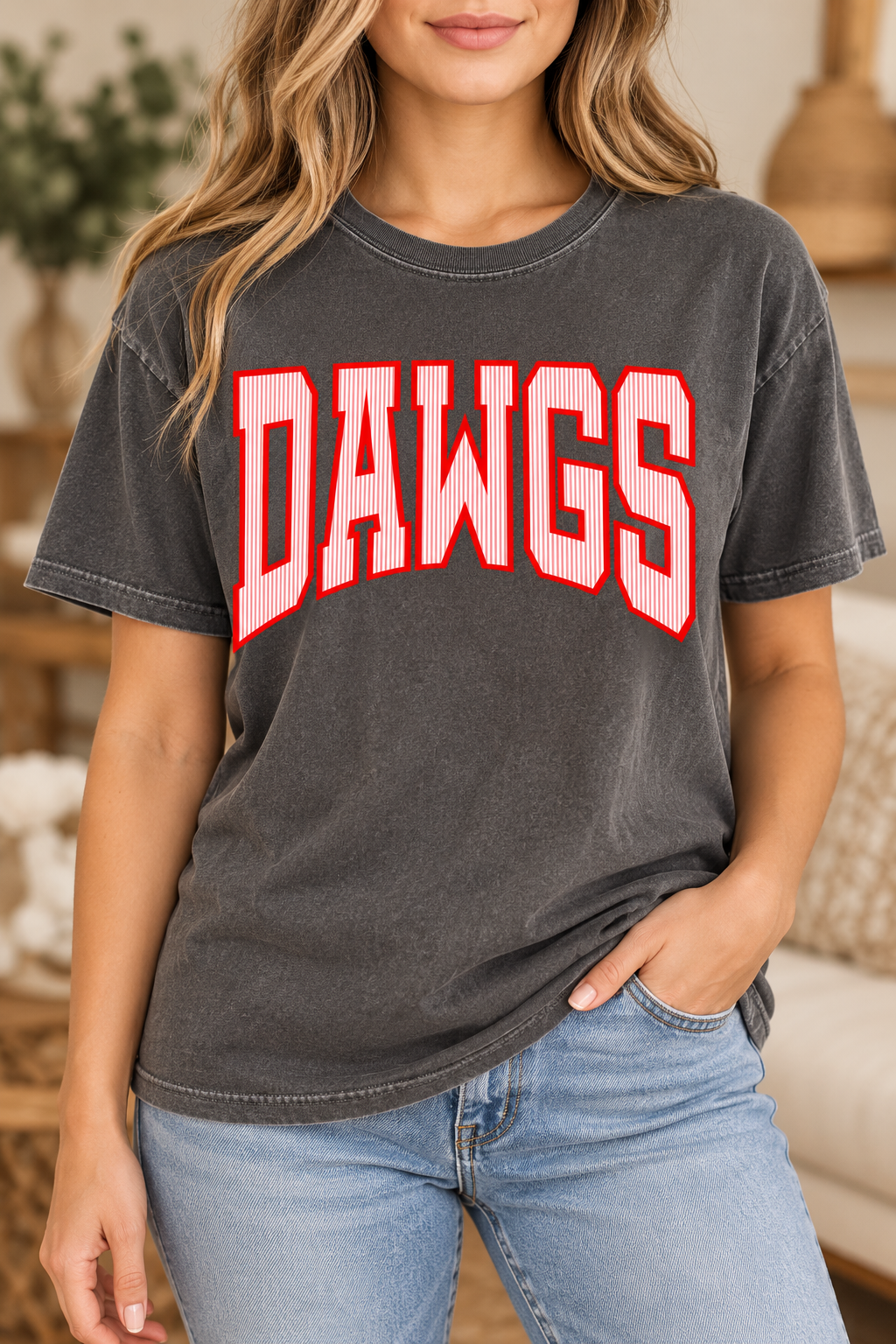 Stripes Dawgs- Full Color - DTF Transfer - 2 to 5 business days