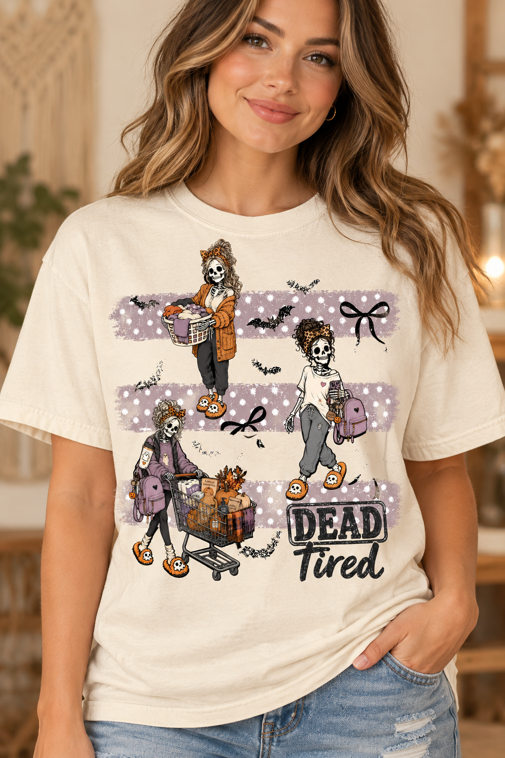 Dead Tired- Full Color - DTF Transfer - 2 to 5 business days