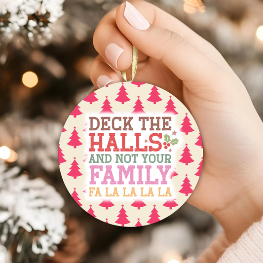 Deck The Halls-UV Ornament Sticker - RTS