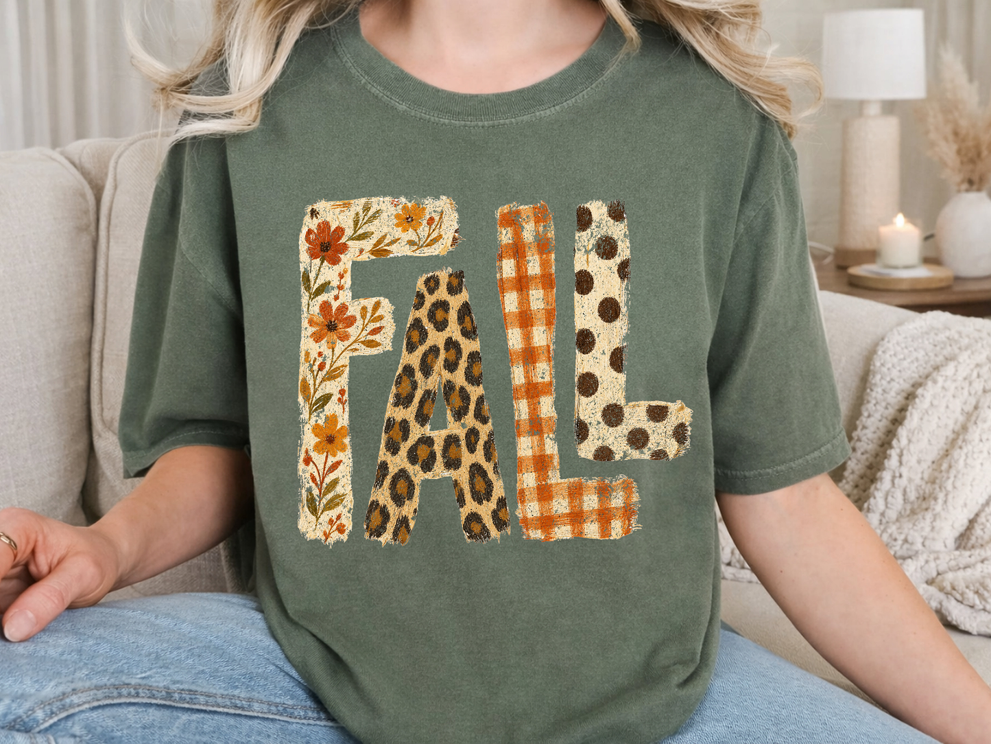 Distressed Fall - DTF Transfer - Flash Grab Friday