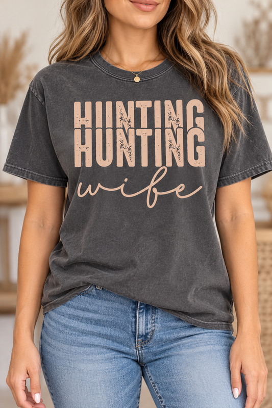 Hunting Wife - DTF Transfer - 2 to 5 business days