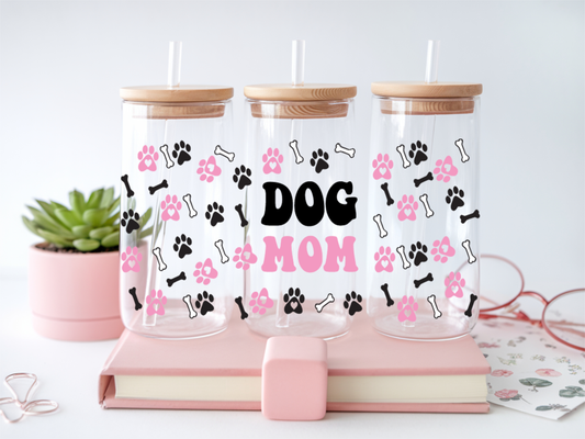 Dog Mom Pink - UV DTF PRINT