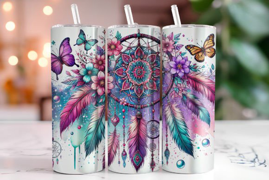 Dreams and Butterflies - 20oz TUMBLER WRAP - PRE ORDER