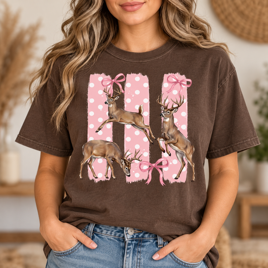 Girly Deer - Full Color DTF TRANSFER
