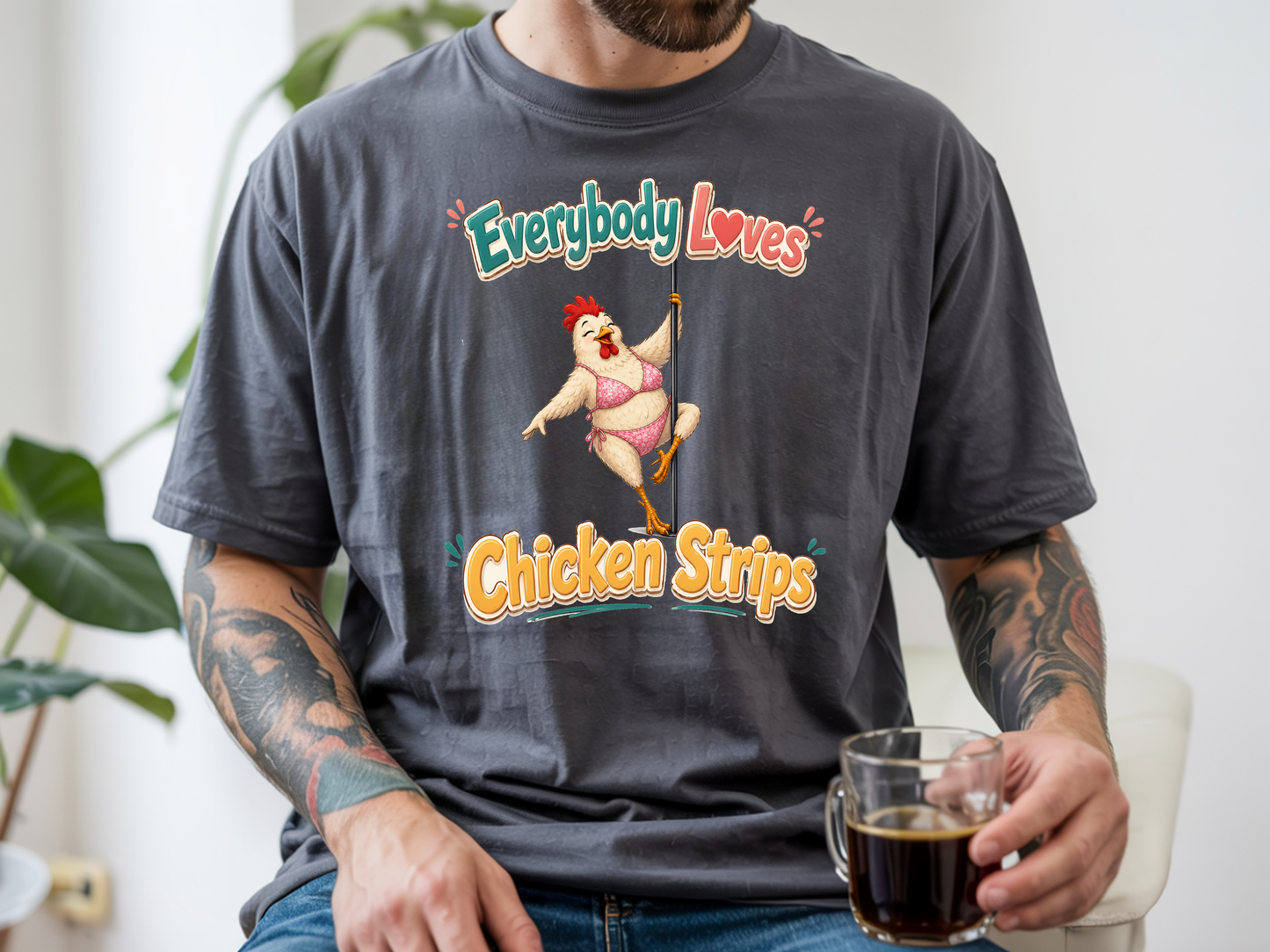 Everybody Loves Chicken Strips- DTF TRANSFER - WHOLESALE