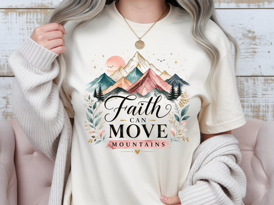 Faith Can Move Mountains - DTF Transfer - Flash Grab Friday