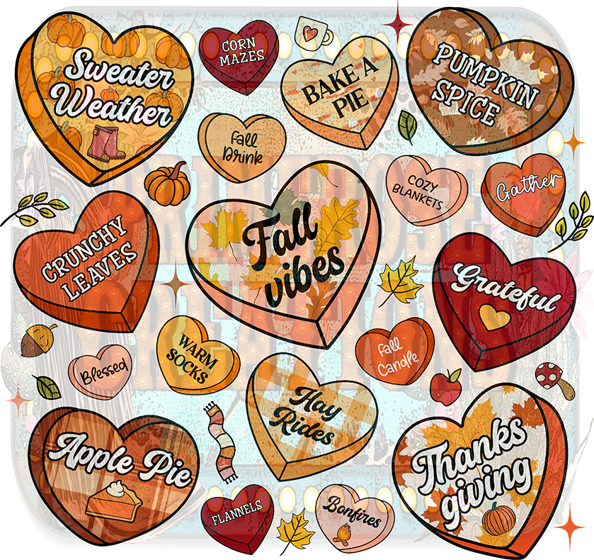 Fall Candy Hearts