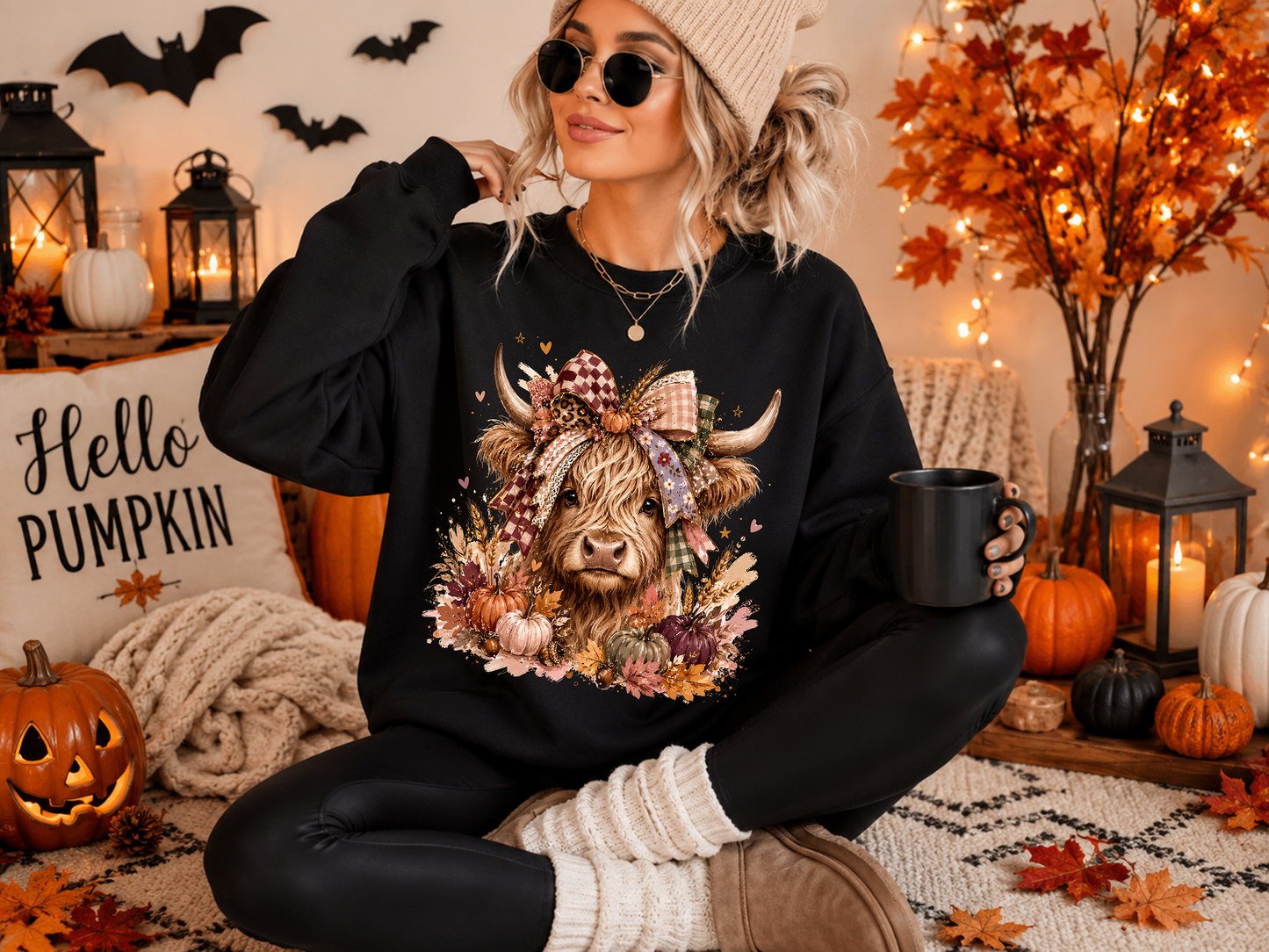 Fall Highland Cow - DTF Transfer - Flash Grab Friday