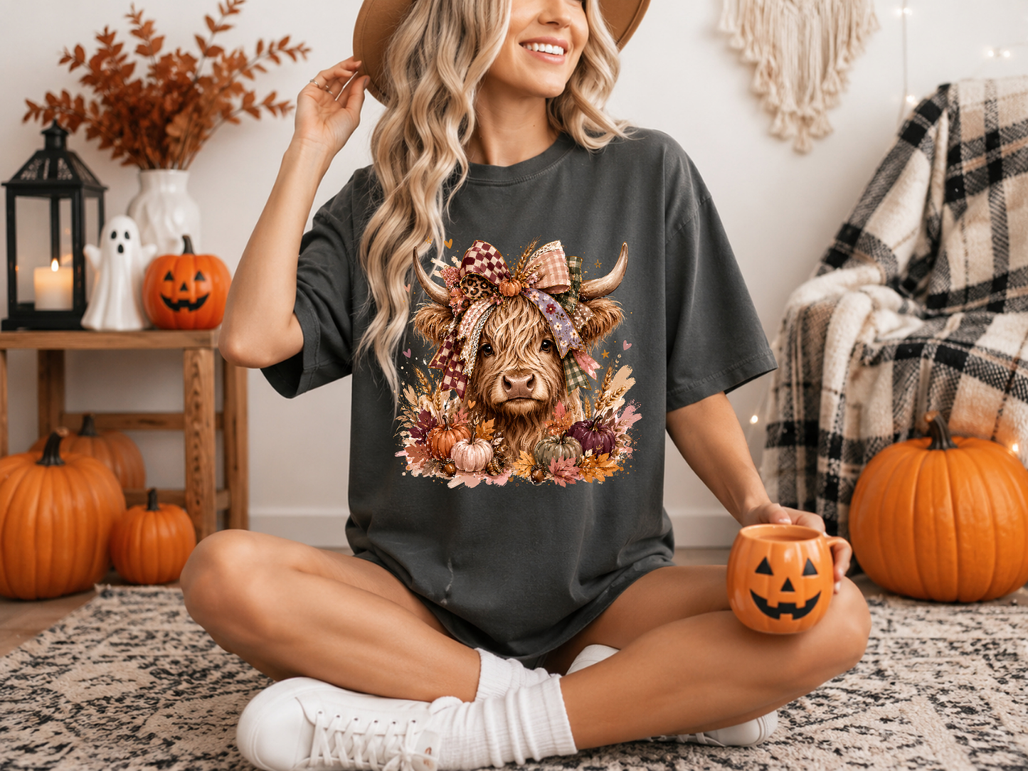 Fall Highland Cow - DTF Transfer - Flash Grab Friday