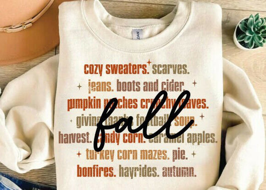 Fall In Color- Full Color DTF Transfer -2-5 Business Days