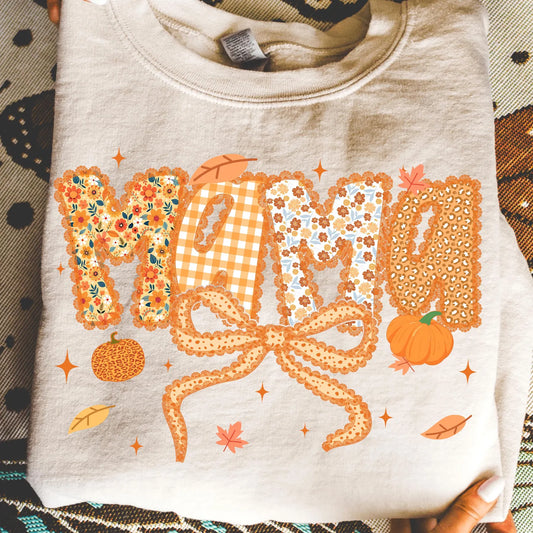 Fall Lace Mama - Full Color DTF Transfer - Friday New Releases
