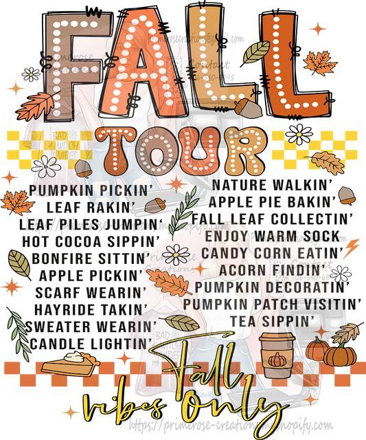 Fall Tour With Pocket