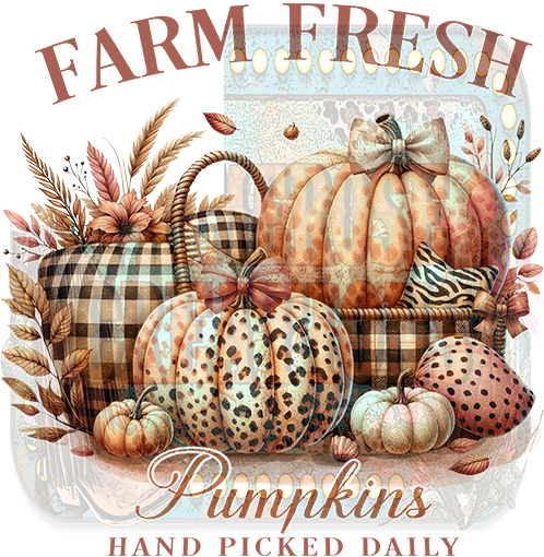 Farm Fresh Pumpkins Hand Picked Daily