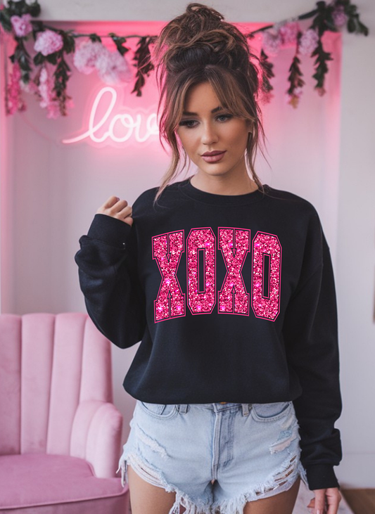 Faux Glitter XOXO-Full Color DTF Transfer - Friday New Releases
