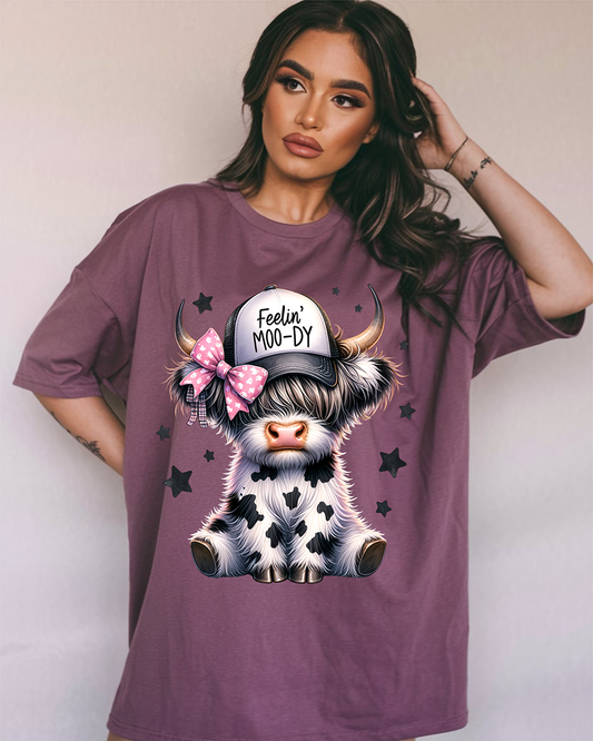Feeling Moo-dy- Full Color DTF Transfer