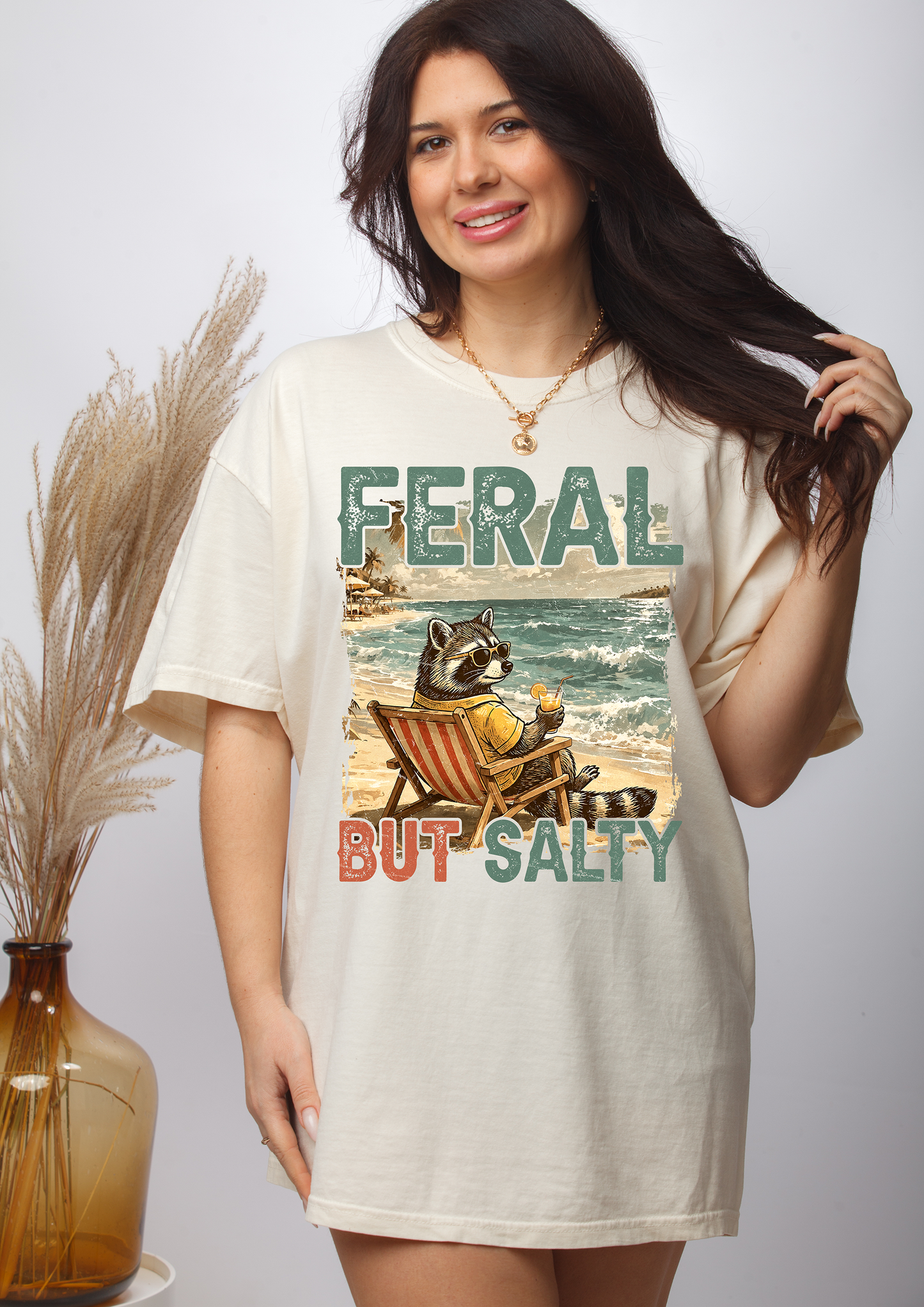 Feral but Salty - Full Color - DTF Transfer - 2-5 Business Days